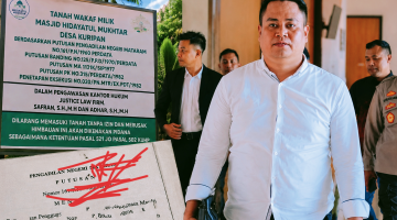 Kuasa Hukum Pengurus Masjid Kuripan Safran dari Justice Law Firm