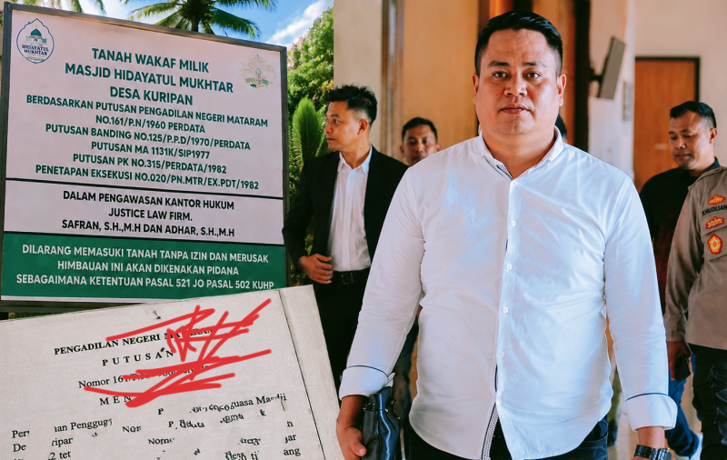 Kuasa Hukum Pengurus Masjid Kuripan Safran dari Justice Law Firm 