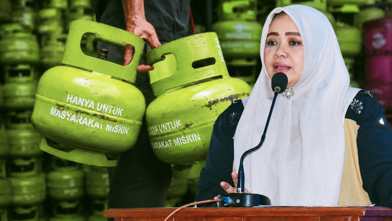 Wakil Gubernur NTB Indah Dhamayanti Putri Menyoroti Persoalan Kelangkaan dan Kekosongan Kuota LPG 3 Kg Dalam Rapat Koordinasi TPID di Kabupaten Sumbawa.