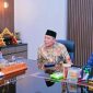 Kapolda NTB Irjen Pol. Kalingga Rendra Raharja Menerima Kunjungan Silaturahmi Anggota DPR RI Muazzim Akbar di Ruang Kerja Kapolda NTB.
