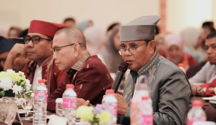 Bupati Sumbawa Syarafuddin Jarot saat Rakernas Jaringan Kota Pusaka Indonesia di Ternate