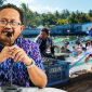 Kepala Dinas Kelautan dan Perikanan NTB Muslim dan Terlihat Aktivitas Nelayan di Pelabuhan 
