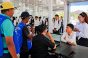 Antusiasme Peserta Mengikuti Proses Seleksi dan Pendaftaran Volunteer MotoGP Mandalika 2026 di Sirkuit Mandalika, Lombok, NTB.