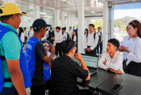 Antusiasme Peserta Mengikuti Proses Seleksi dan Pendaftaran Volunteer MotoGP Mandalika 2026 di Sirkuit Mandalika, Lombok, NTB.