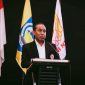 Ketua Umum KONI NTB H. Mori Hanafi saat Menyampaikan Sambutannya Dalam Musorprov XIII KONI NTB Tahun 2026 di Mataram.