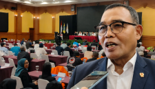 Kepala Bidang Organisasi KONI Pusat Eko Budi Supriyanto dalam Musorprov XIII KONI NTB 2026 di Mataram.