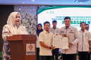 Wagub NTB Umi Dinda Saat Menyampaikan Sambutan Dalam Pengukuhan dan Pelantikan Pengurus PERBASASI NTB Masa Bakti 2026-2030 di Mataram.