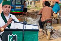 HMI Cabang Bima Menyoroti Kondisi Jalan Rusak dan Penanganan Infrastruktur Pascabanjir di Wilayah Bima-Dompu.