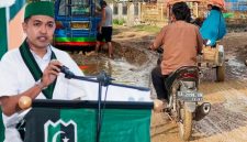 HMI Cabang Bima Menyoroti Kondisi Jalan Rusak dan Penanganan Infrastruktur Pascabanjir di Wilayah Bima-Dompu.