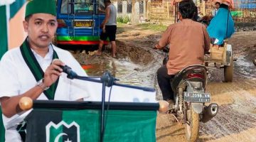 HMI Cabang Bima Menyoroti Kondisi Jalan Rusak dan Penanganan Infrastruktur Pascabanjir di Wilayah Bima-Dompu.