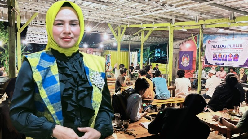 Anggota Komisi V DPRD NTB Nadirah Al-Habsyi menyampaikan Pandangannya dalam Dialog publik GAKADA Pulau Lombok mengenai dugaan salah Diagnosis Pasien asal Bima-Dompu di Kota Mataram, Senin (3/8/2026).
