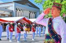 Gubernur NTB Lalu Muhamad Iqbal Mengenakan Pakaian Adat Manggarai Saat Menjadi Inspektur Upacara HUT ke-81 Kemerdekaan RI di Halaman Kantor Gubernur NTB, Mataram, Senin (17/8/2026).