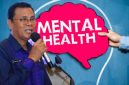 Bupati Sumbawa Ir. H. Syarafuddin Jarot, M.P., Saat Membuka Pertemuan Tim Penggerak Kesehatan Jiwa Masyarakat (TPKJM) Kabupaten Sumbawa di La Grande Ballroom.