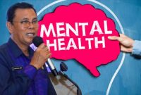 Bupati Sumbawa Ir. H. Syarafuddin Jarot, M.P., Saat Membuka Pertemuan Tim Penggerak Kesehatan Jiwa Masyarakat (TPKJM) Kabupaten Sumbawa di La Grande Ballroom.