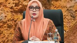 Wakil Gubernur NTB Indah Dhamayanti Putri atau Umi Dinda saat Menerima Kunjungan Studi Tiru Pemerintah Provinsi Sumatera Selatan Terkait Penerapan Izin Pertambangan Rakyat (IPR) di Gedung Sangkareang, Kantor Gubernur NTB, Kamis (20/8/2026).