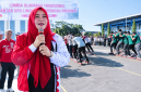 Sebanyak 270 ASN dari 30 OPD Lingkungan Pemprov NTB Mengikuti Lomba Olahraga Tradisional Dalam Rangka Memeriahkan HUT ke-81 RI di Gelanggang Pemuda Olahraga Mataram. Kegiatan Tersebut Dibuka Secara Resmi oleh Wakil Gubernur NTB, Hj. Indah Dhamayanti Putri.
