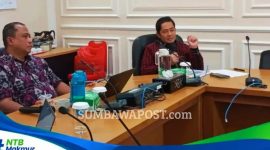 Kepala DPMPTSP Provinsi NTB H. Irnadi Kusuma Saat Menjadi Narasumber FGD Pengumpulan Data dan Pendalaman Potensi Investasi Non-Tambang di Kanwil DJPb NTB.
