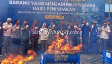 Bea Cukai Mataram Memusnahkan 6.732.613 Batang Rokok Ilegal Dan 2.820 Liter MMEA Hasil Penindakan di Wilayah Lombok.