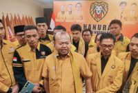 Ketua Tim Satuan Tugas (Task Force) DPP Hanura Patrice Rio Capella Didampingi Ketua DPD Hanura NTB Ahmad Dahlan (Dae Leo) Bersama Jajaran Hanura NTB Saat Konsolidasi Politik Menuju Pemilu 2029.