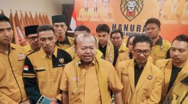 Ketua Tim Satuan Tugas (Task Force) DPP Hanura Patrice Rio Capella Didampingi Ketua DPD Hanura NTB Ahmad Dahlan (Dae Leo) Bersama Jajaran Hanura NTB Saat Konsolidasi Politik Menuju Pemilu 2029.