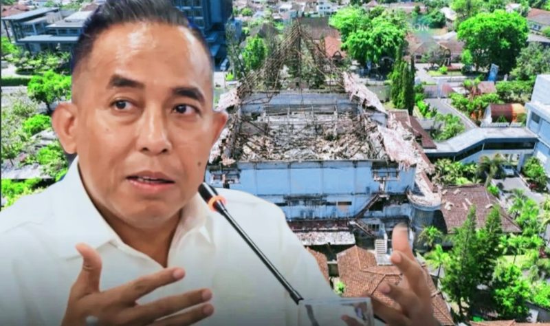 Anggota Komisi V DPR RI Mori Hanafi Saat Menyampaikan Desakan Terkait Kepastian Anggaran Pembangunan Kembali Gedung DPRD NTB tahun 2027.