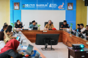 Kepala Dinas Kelautan dan Perikanan NTB Muslim Bersama Jajaran Menerima Kunjungan Kerja Dinas Kelautan dan Perikanan Maluku Utara untuk Mempelajari Pengelolaan Sumber Daya Kelautan dan Perikanan.