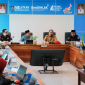 Kepala Dinas Kelautan dan Perikanan NTB Muslim Bersama Jajaran Menerima Kunjungan Kerja Dinas Kelautan dan Perikanan Maluku Utara untuk Mempelajari Pengelolaan Sumber Daya Kelautan dan Perikanan.