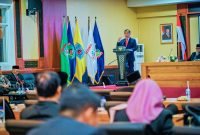 Gubernur NTB Dr. Lalu Muhamad Iqbal Saat Mengungkap Persoalan Pencatatan dan Sertifikasi Aset Daerah.