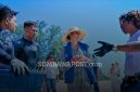 Putri Mahkota Swedia HRH Crown Princess Victoria bersama Gubernur NTB Lalu Muhamad Iqbal saat meninjau program konservasi laut di Gili Meno Turtle Sanctuary, Lombok Utara.
