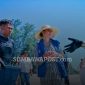 Putri Mahkota Swedia HRH Crown Princess Victoria bersama Gubernur NTB Lalu Muhamad Iqbal saat meninjau program konservasi laut di Gili Meno Turtle Sanctuary, Lombok Utara.