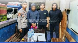 Tim Opsnal Reskrim Polsek Rasanae Barat Mengamankan DPO Kasus Penggelapan Dalam Jabatan di Pelabuhan Poto Tano, Sumbawa Barat.