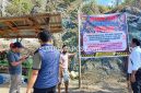 Petugas Melakukan Penertiban dan Memberikan Peringatan Terkait Aktivitas Galian C Tampa Izin di Wilayah Kabupaten Bima.