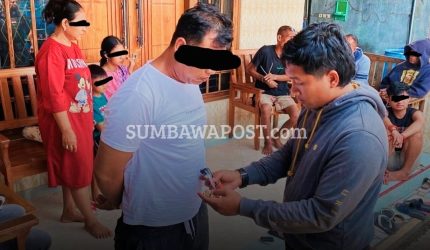 Operasi sabu di Sumbawa berlangsung ricuh saat polisi melakukan penindakan