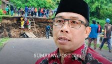 Anggota DPRD NTB Muhamad Aminurlah atau Akrab Disapa Aji Maman Menyoroti Rencana Perda Percepatan Jalan sistem Tahun Jamak, di Tengah Kondisi Jalan Wera-Ambalawi, Kabupaten Bima, yang Rusak Akibat Banjir.