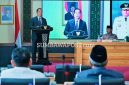 Gubernur NTB Lalu Muhamad Iqbal menyampaikan jawaban atas pandangan fraksi-fraksi DPRD NTB terkait Perubahan APBD 2026 dalam Rapat Paripurna DPRD NTB, Rabu (16/9/2026).