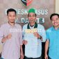 Ketua Umum Badko HMI Bali Nusra Caca Handika Saat Menyampaikan Laporan Dugaan Kasus Reklamasi Pantai Amahami ke Polda NTB.