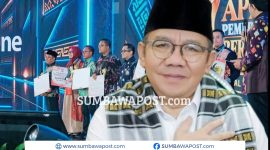 Bupati Lombok Utara Dr. H. Najmul Akhyar Menyampaikan Capaian Dua Penghargaan Kemendagri 2026 Yang Diraih Kabupaten Lombok Utara.