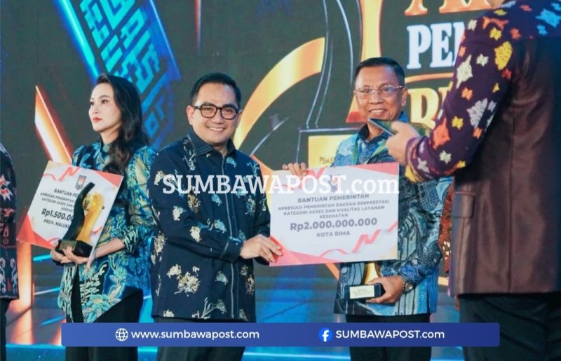 Kota Bima dan Kota Mataram Meraih Sejumlah Penghargaan Dalam Ajang Apresiasi Pemerintah Daerah Berprestasi Tahun 2026 Kemendagri di Jakarta.