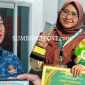 Gubernur NTB Lalu Muhamad Iqbal Menyambut Khairunnisa, Qariah Asal Bima, Peraih Juara 1 Qira'at Mujawwad Dewasa Putri pada MTQ Nasional XXXI.