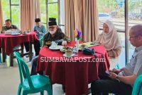 Komisi V DPRD NTB Saat Melakukan kunjuyngan Kerja ke SMKN 1 Pujut, Lombok Tengah.