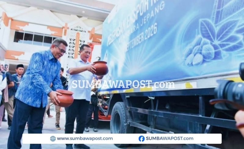 Gubernur NTB Lalu Muhamad Iqbal Saat Mendorong Pengembangan Kemiri dan Komoditas Pertanian NTB Melalui Hilirisasi dan Ekspor.