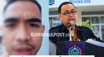 Muhamad Yanuar Fikri, PMI asal NTB Yang Masih Berada di Myawaddy, Myanmar, dan Kepala Disnakertrans NTB Dr. H. Aidy Furqan.