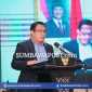 H. Muhamad Aminurlah, SE., Saat Membacakan Laporan Komisi III DPRD NTB Terkait Hasil Evaluasi Kemendagri Terhadap Ranperda Pajak Daerah dan Retribusi Daerah.