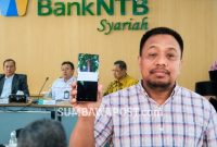Koordinator Koalisi Rakyat NTB dan Gubernur NTB Saat Rapat di Kantor Pusat Bank NTB Syariah, Jalan Udayana, Kota Mataram.