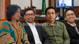 Tiga Ahli Yang Dihadirkan Tim Advokat Bersama Badai NTB Saat Mengikuti Persidangan Kasus ITE di Pengadilan Negeri Raba Bima, Jumat (11/9/2026).