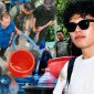 Afran BM, Wabendum Politik dan Ideologi DPD I KNPI NTB, dan Gubernur NTB Lalu Muhamad Iqbal Saat Menyalurkan Air Bersih di Desa Mangkung, Lombok Tengah.