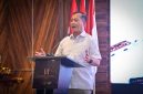 Gubernur NTB Lalu Muhamad Iqbal Saat Membuka Musyawarah Provinsi (Musprov) XII PMI Provinsi NTB Tahun 2026 di Lombok Astoria, Mataram.