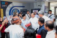 Gubernur NTB Lalu Muhamad Iqbal Usai Memimpin Pembahasan Penyelesaian Konflik Agraria Desa Karang Sidemen dan Desa Lantan, Kabupaten Lombok Tengah, Melalui Mekanisme Mediasi.