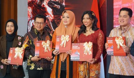 Wagub NTB Umi Dinda saat peluncuran buku MotoGP Mandalika 2025 di Jakarta