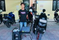 Tim URC Satreskrim Polresta Mataram Mengamankan Terduga Pelaku Kasus Dugaan Pencurian di Wilayah Batu Dawe, Mataram.